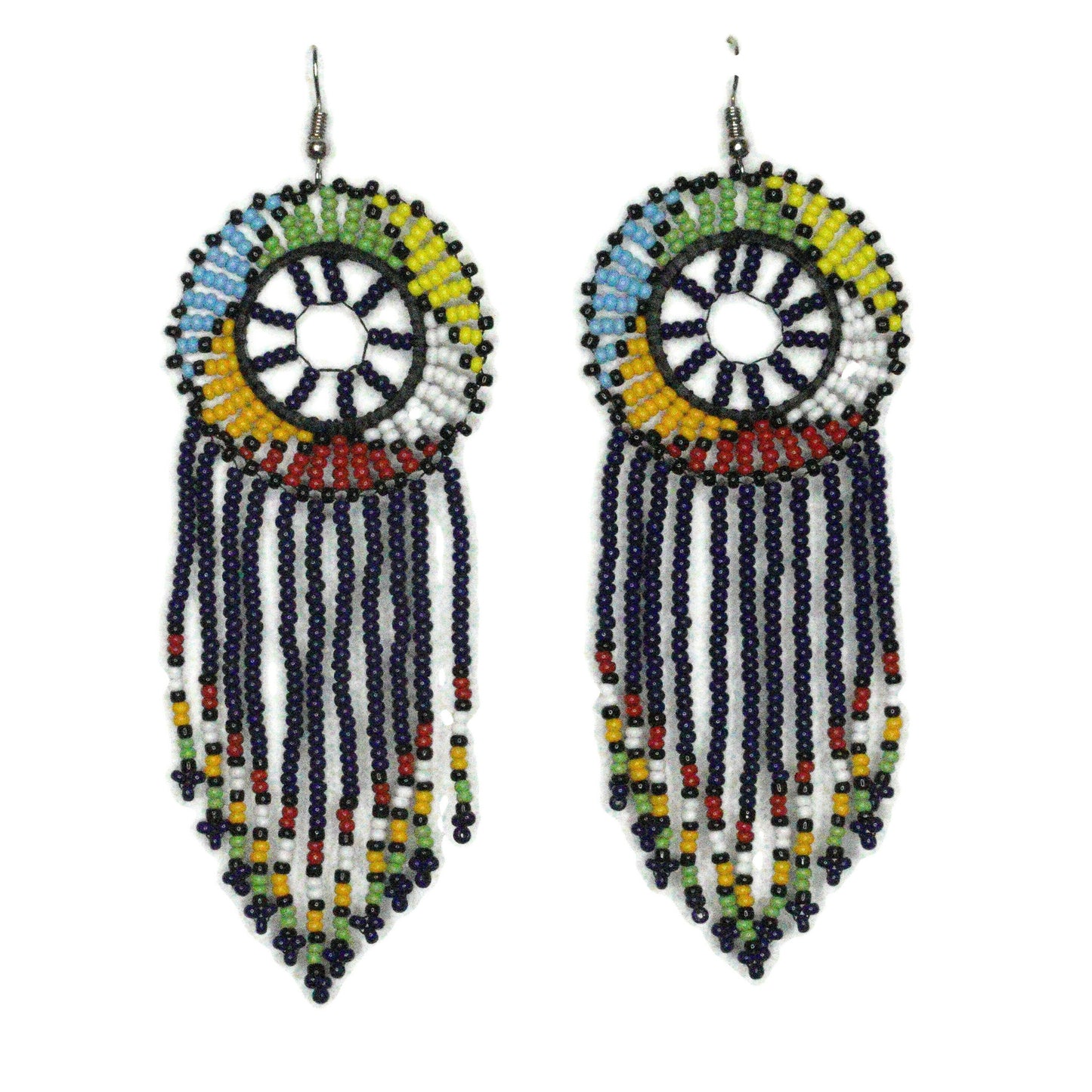 African Maasai Zulu Dangle Earrings