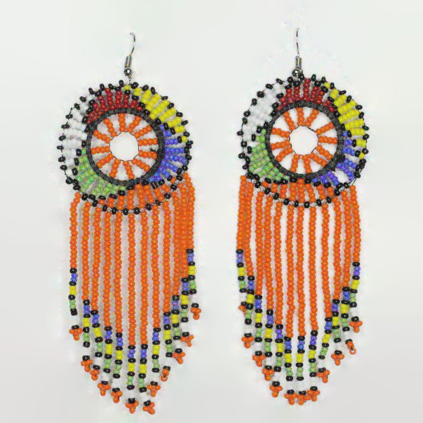 African Maasai Zulu Dangle Earrings