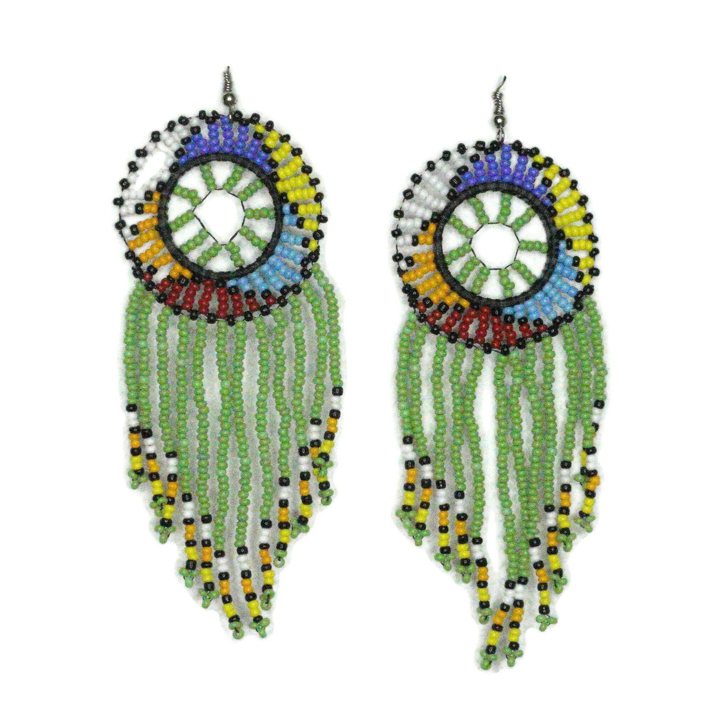 African Maasai Zulu Dangle Earrings