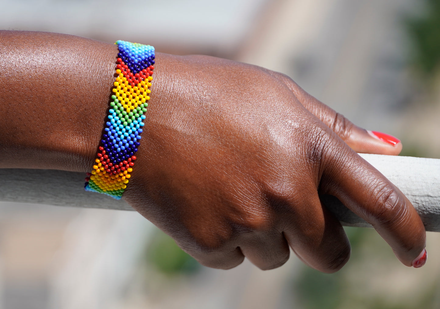 Rainbow Beaded Bracelet - Unisex