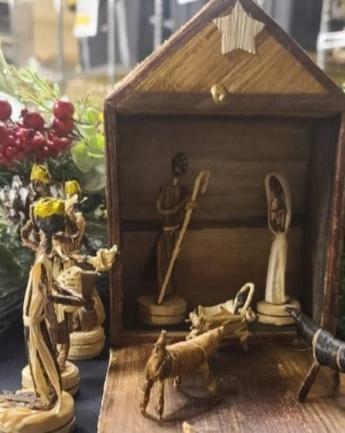 Banana Fiber Nativity Box Set
