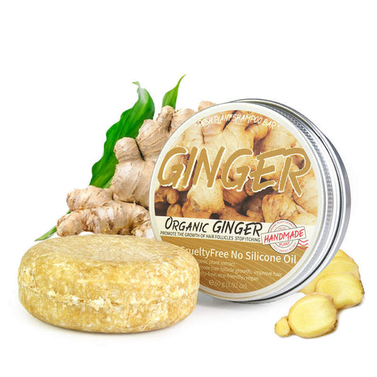 Ginger Hair Regrowth Shampoo Bar | Natural Organic| Promotes Hair Growth