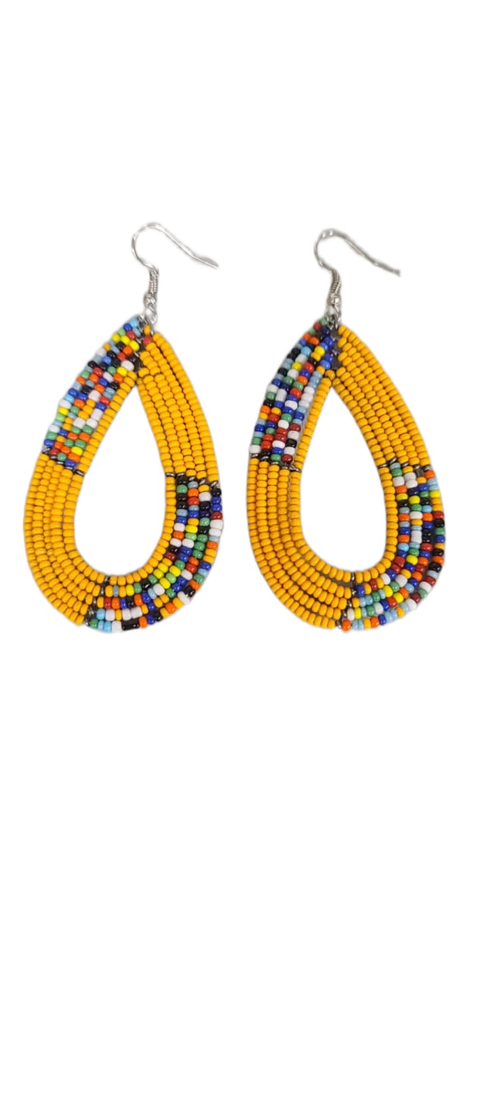 Elegant Maasai Bead Earrings