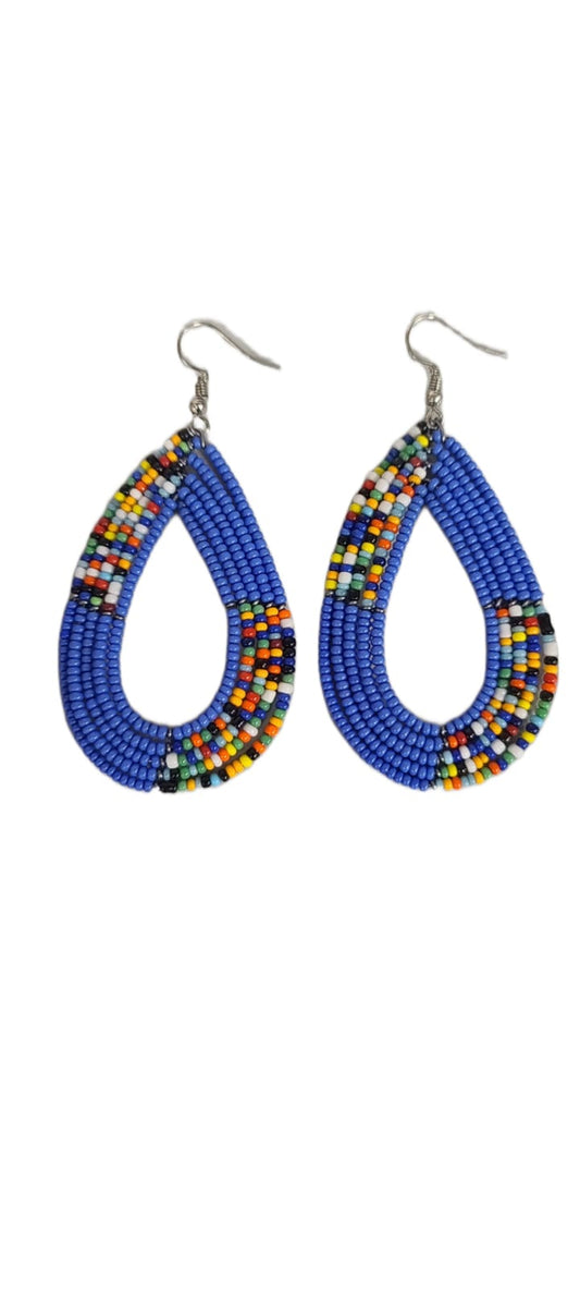 Elegant Maasai Bead Earrings